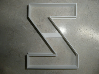 Letter Z 4 Inch Uppercase Capital Block Font Cookie Cutter USA PR4239