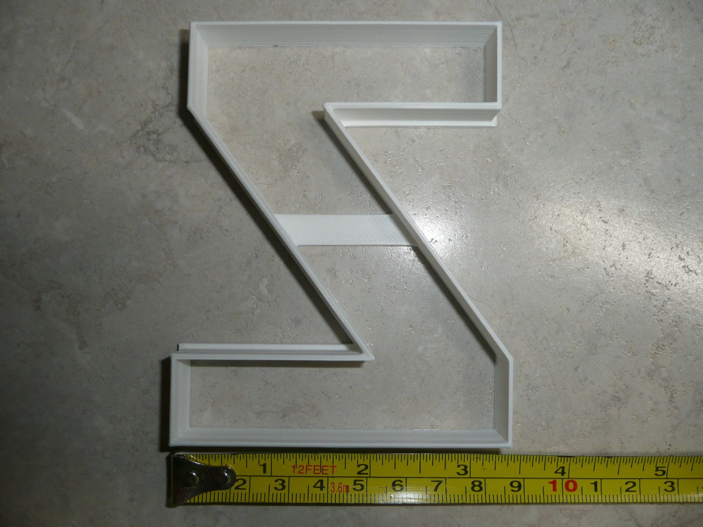 Letter Z 4 Inch Uppercase Capital Block Font Cookie Cutter USA PR4239