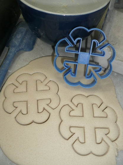 French Cross Outline 3.5 Inch Sacred Religious Symbol Cookie Cutter USA PR4242