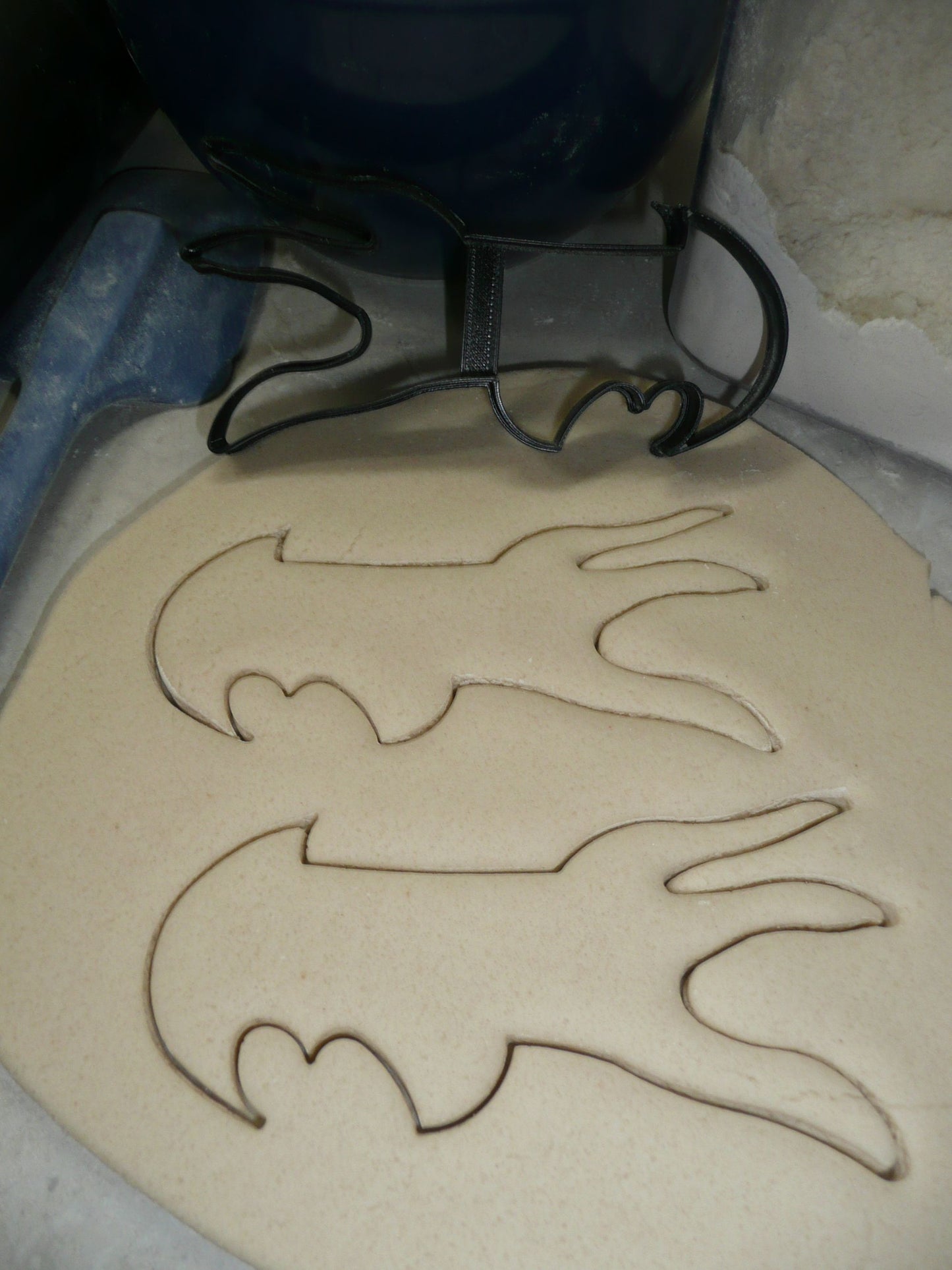 Batman Half Nightmare Before Christmas Bow Mashup Cookie Cutter USA PR4243