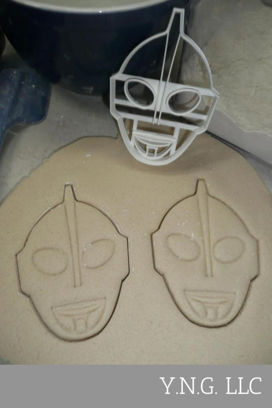 Ultraman Face Alien Earth Protector Cookie Cutter 3D Printed USA PR4245