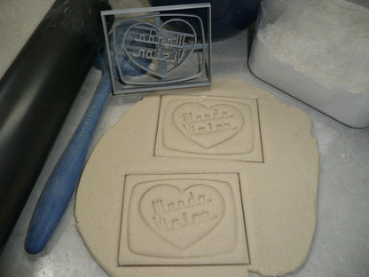 WandaVision Vintage TV Shape Wanda Vision Cookie Cutter USA PR4248