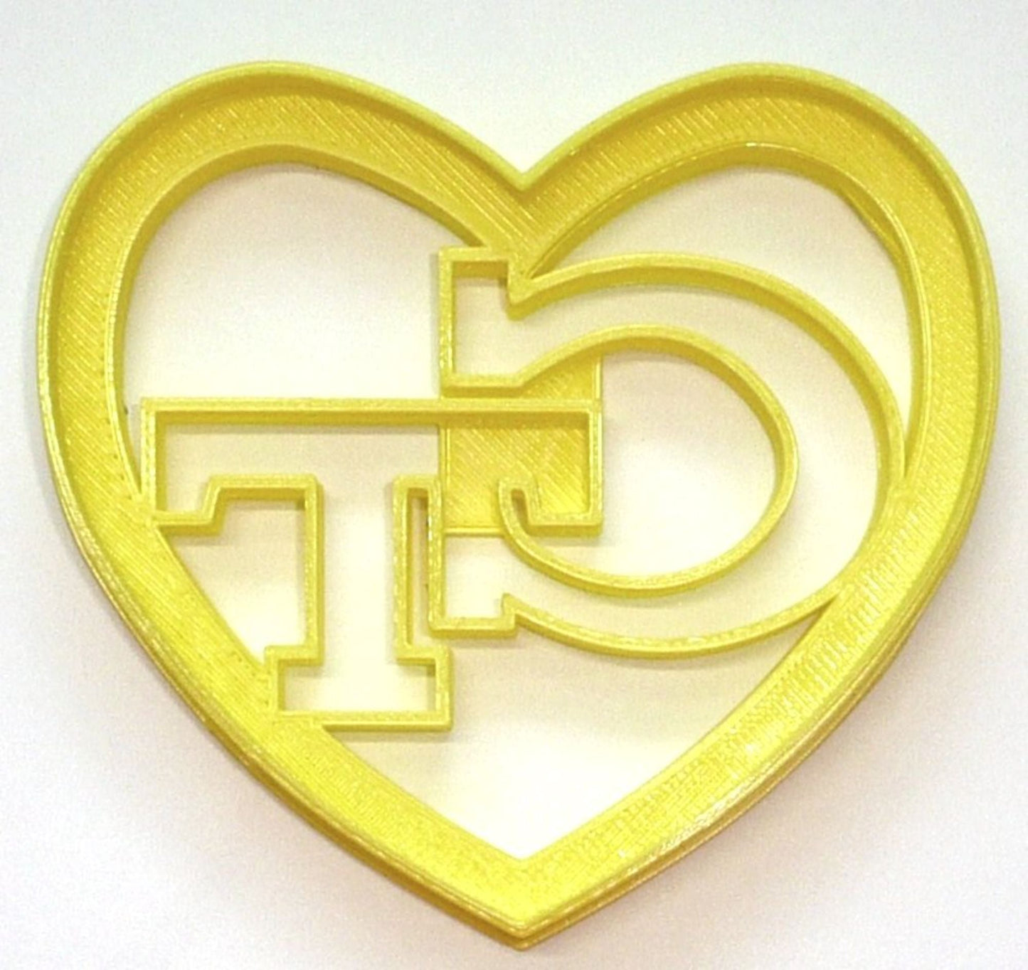 GT in Heart Georgia Tech College University Cookie Cutter USA PR4290