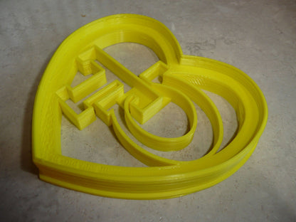 GT in Heart Georgia Tech College University Cookie Cutter USA PR4290