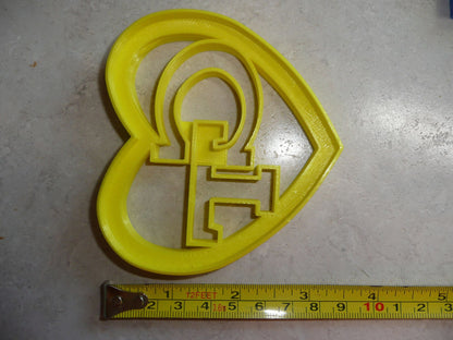 GT in Heart Georgia Tech College University Cookie Cutter USA PR4290