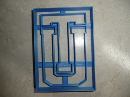 UT Letters University of Tulsa Oklahoma College Cookie Cutter USA PR4292