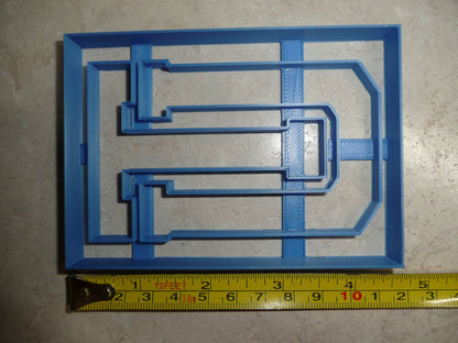 UT Letters University of Tulsa Oklahoma College Cookie Cutter USA PR4292