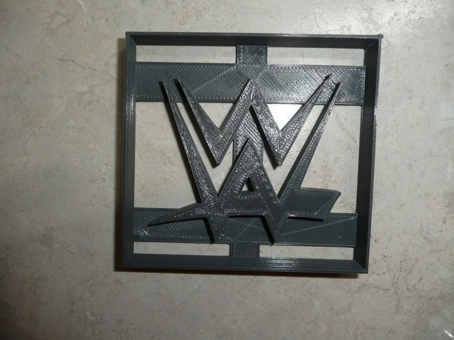 WWE World Wrestling Entertainment W Cookie Cutter USA PR4301