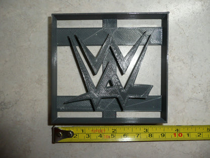 WWE World Wrestling Entertainment W Cookie Cutter USA PR4301