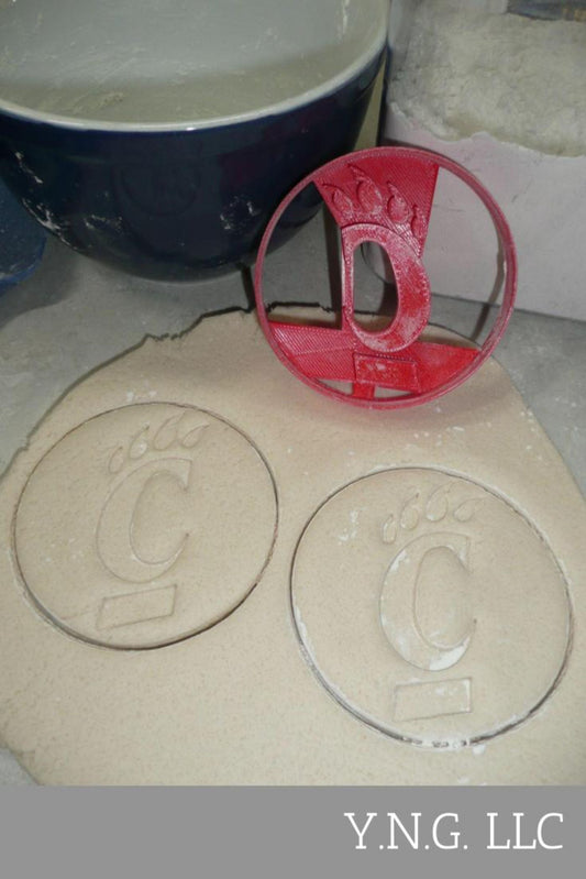 University of Cincinnati C Letter Ohio College Cookie Cutter USA PR4306