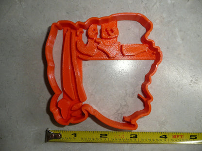 Wabash High School Apache Mascot Indiana Cookie Cutter USA PR4319