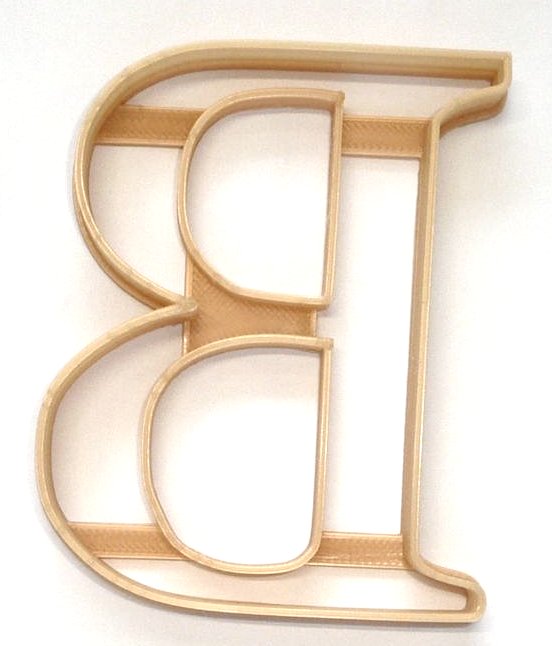 Beta Greek Letter Fraternity Sorority Cookie Cutter USA PR4324