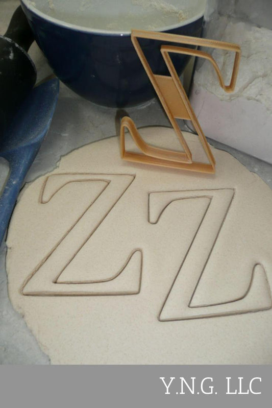 Zeta Greek Letter Fraternity Sorority Cookie Cutter USA PR4328