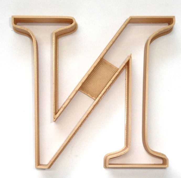 Nu Greek Letter Fraternity Sorority Cookie Cutter USA PR4335