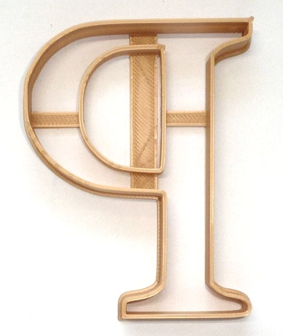 Rho Greek Letter Fraternity Sorority Cookie Cutter USA PR4339