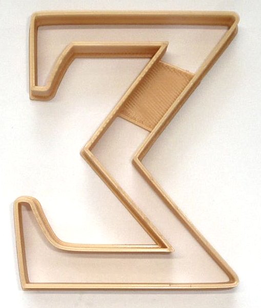 Sigma Greek Letter Fraternity Sorority Cookie Cutter USA PR4340