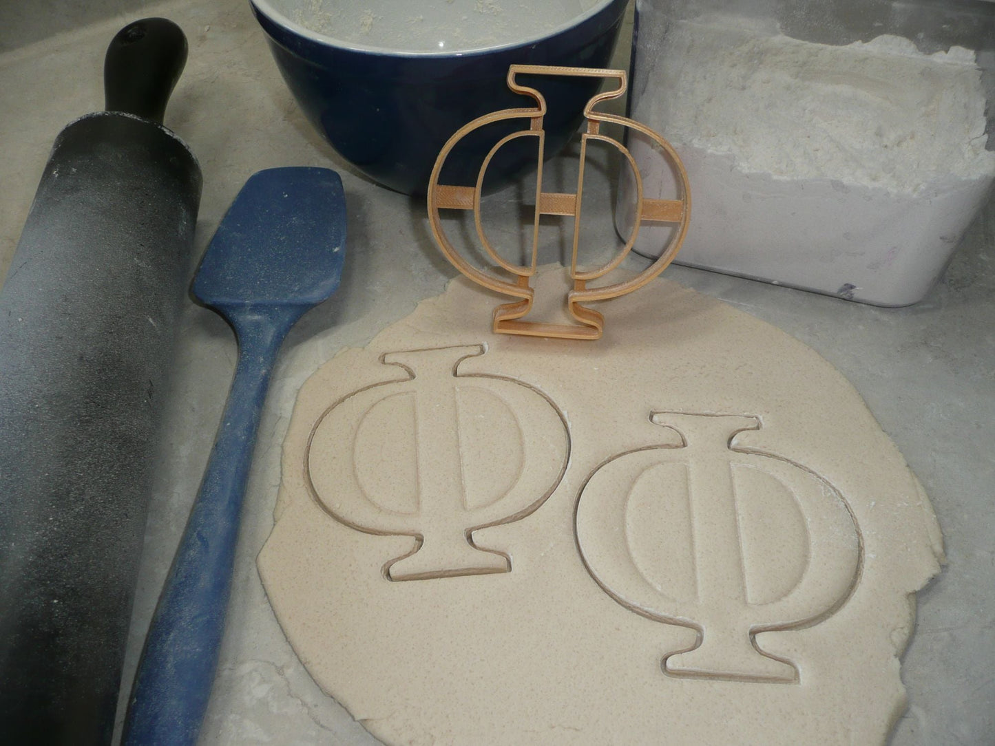 Phi Greek Letter Fraternity Sorority Cookie Cutter USA PR4343