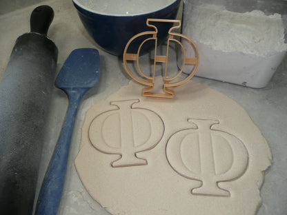 Phi Greek Letter Fraternity Sorority Cookie Cutter USA PR4343