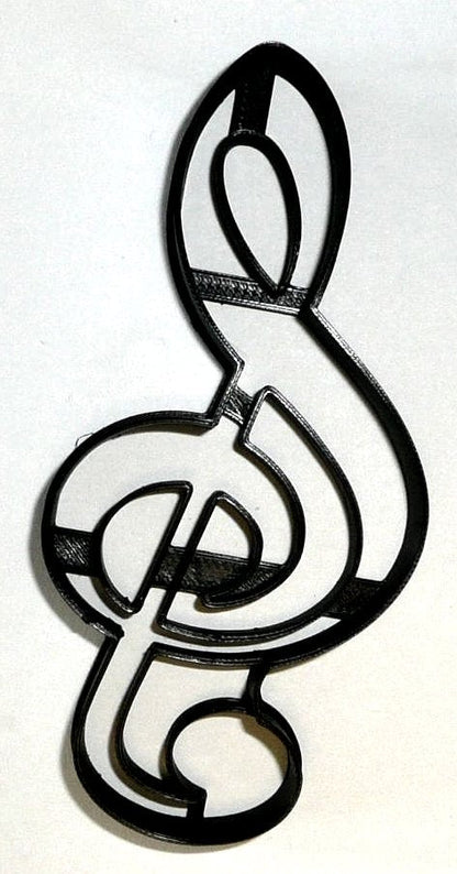 Treble Clef Note Music Musical Notation Cookie Cutter Made in USA PR4369