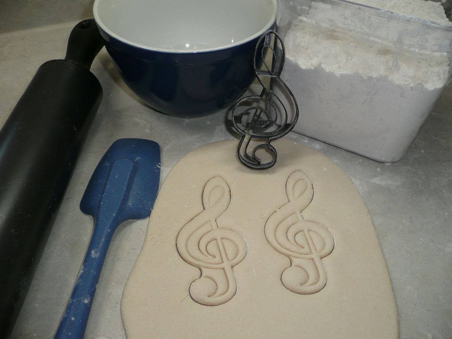 Treble Clef Note Music Musical Notation Cookie Cutter Made in USA PR4369