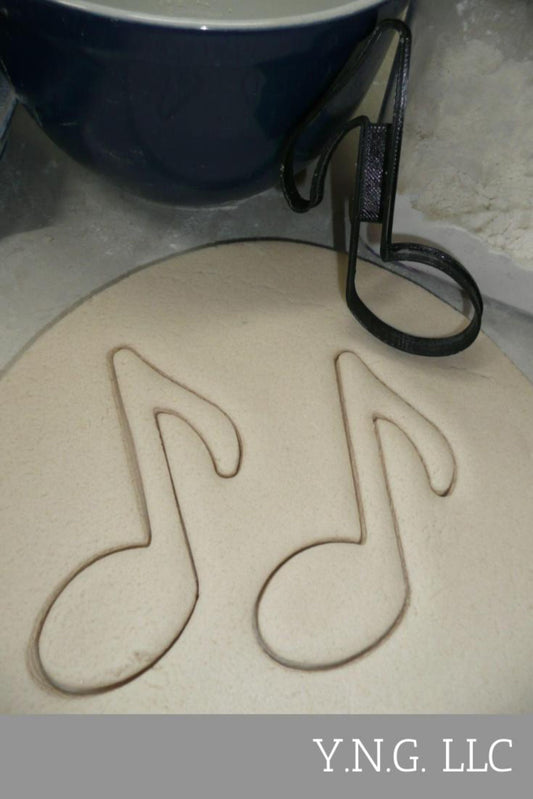 Single Eighth Note Music Musical Notation Cookie Cutter Made in USA PR4371