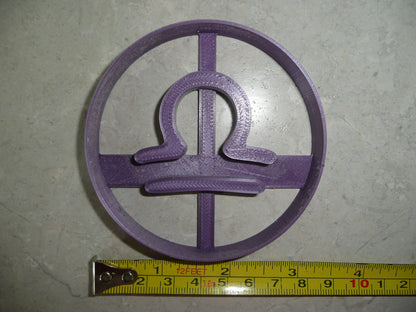 Libra Zodiac Sign Astrology Horoscope Symbol Cookie Cutter USA PR4385