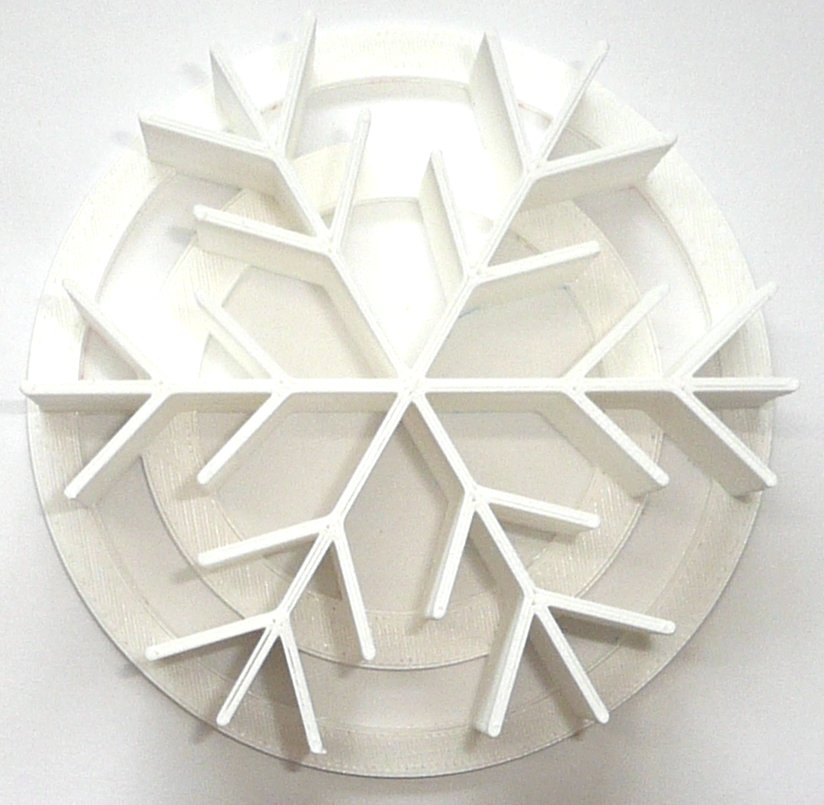 Snowflake Design Pattern Concha Cutter Mexican Sweet Bread Stamp USA Made PR4396