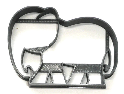 Elephant Large Mammal Side View Cookie Cutter USA PR4398