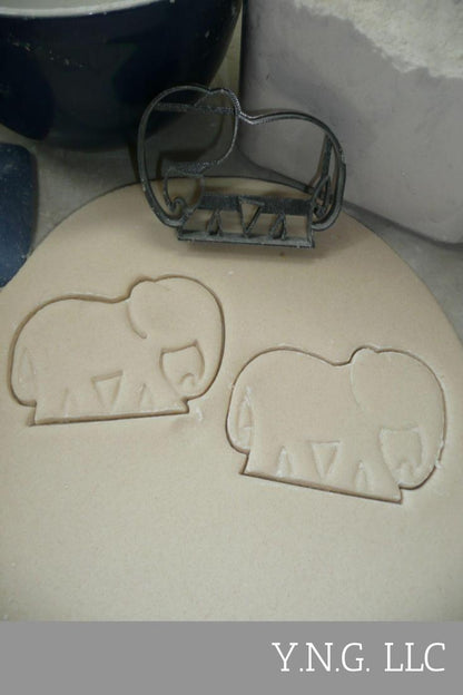 Elephant Large Mammal Side View Cookie Cutter USA PR4398