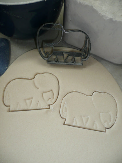 Elephant Large Mammal Side View Cookie Cutter USA PR4398