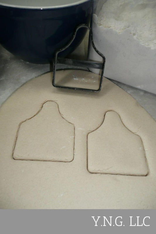 Ear Tag Farm Animal Livestock Cookie Cutter USA PR4402