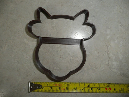 Cow Head Face Outline Farm Animal Cookie Cutter USA PR4404