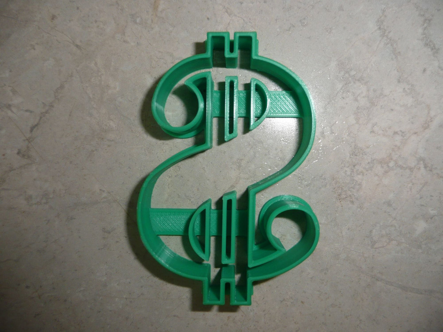 Dollar Sign Money Symbol Detailed Cookie Cutter Made in USA PR4405