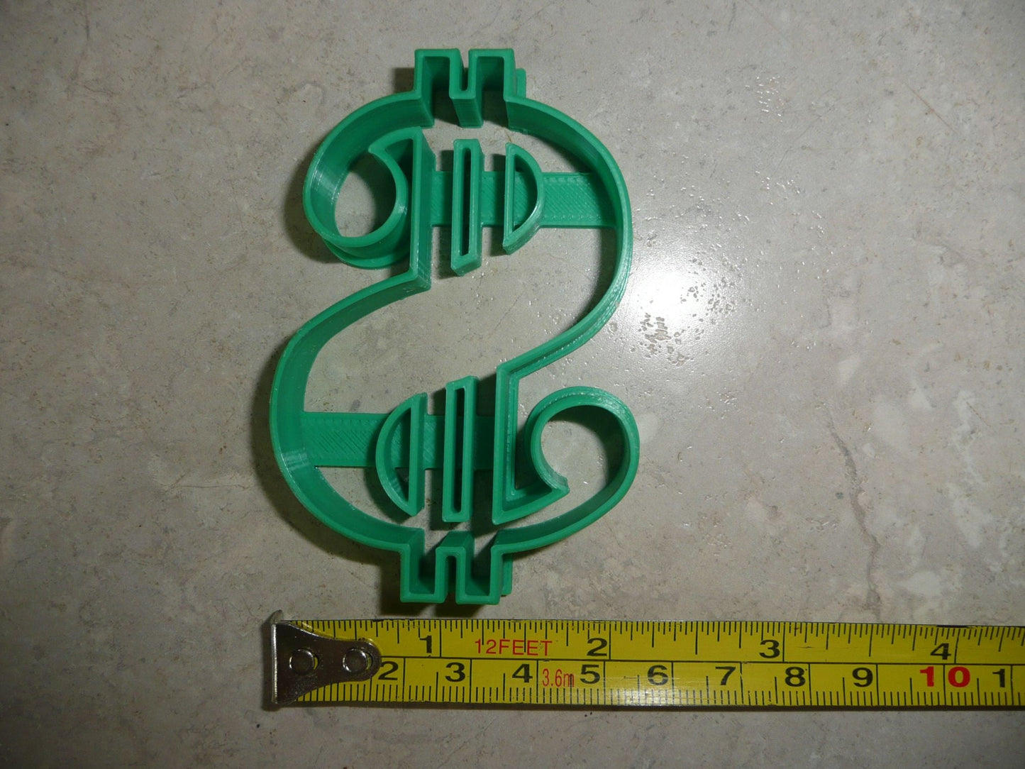 Dollar Sign Money Symbol Detailed Cookie Cutter Made in USA PR4405