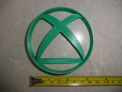 Xbox Gamer Gaming Video Game Symbol Cookie Cutter Made in USA PR4410