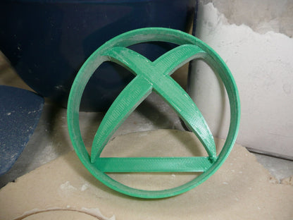 Xbox Gamer Gaming Video Game Symbol Cookie Cutter Made in USA PR4410