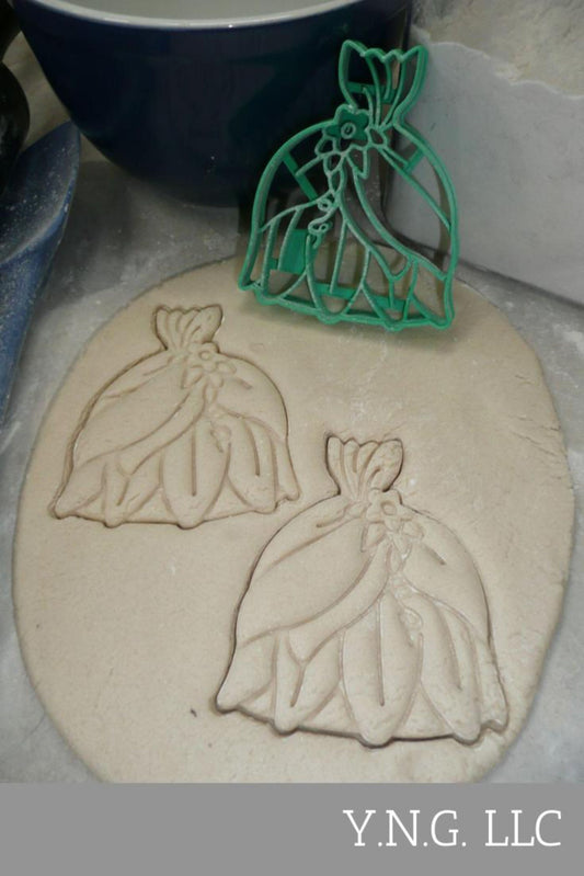Princess Tiana Dress Movie Character Cookie Cutter Made in USA PR4414