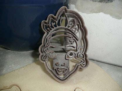 Princess Tiana Face Cartoon Movie Character Cookie Cutter Made in USA PR4415