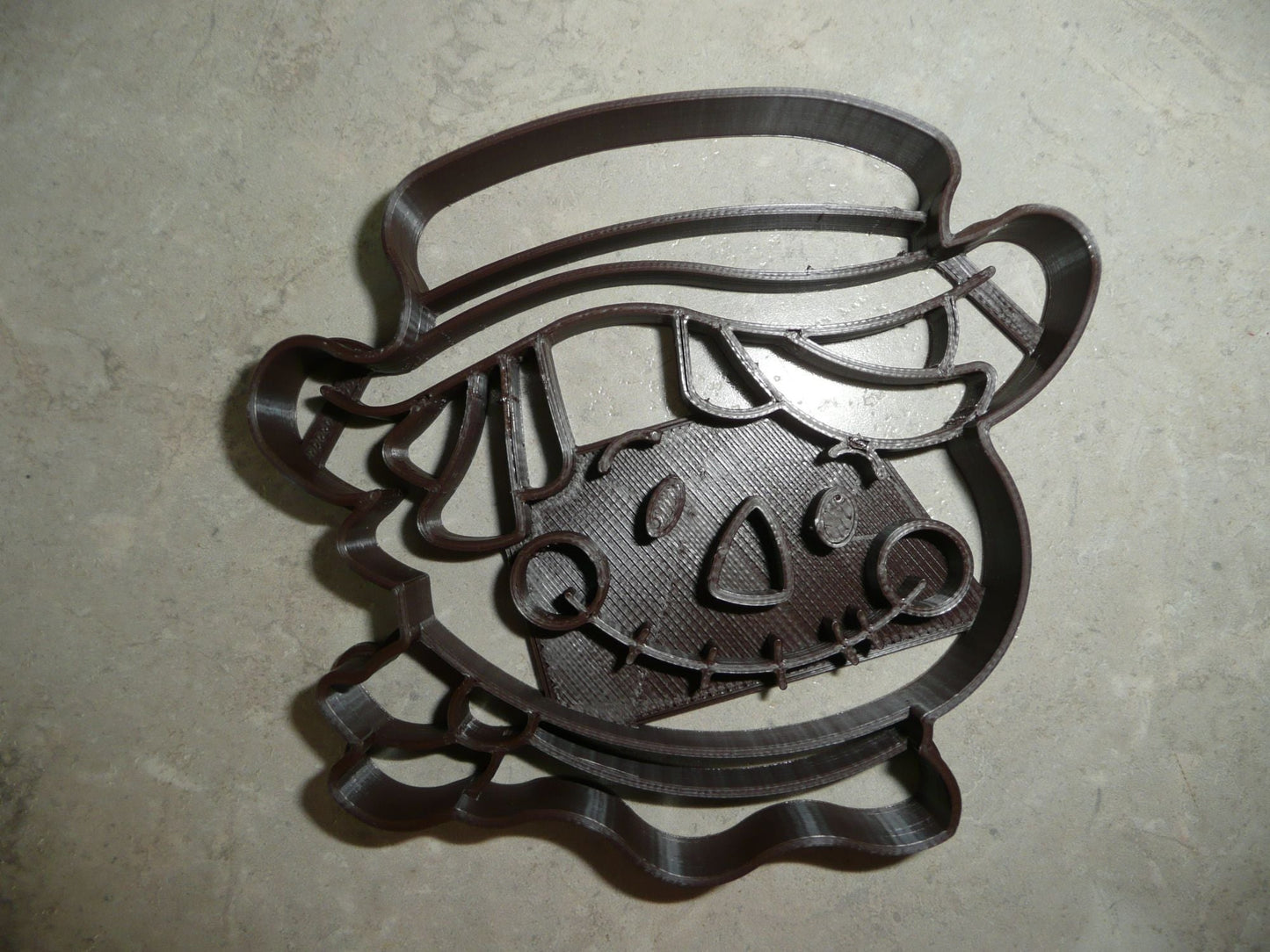 Scarecrow Boy Face Halloween Fall Season Cookie Cutter USA PR4418