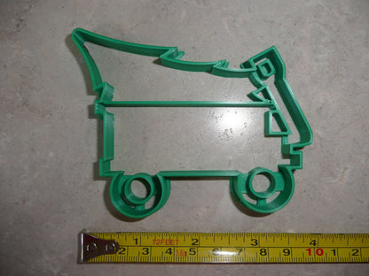 Christmas Tree Wagon Holiday Season Cookie Cutter USA PR4422