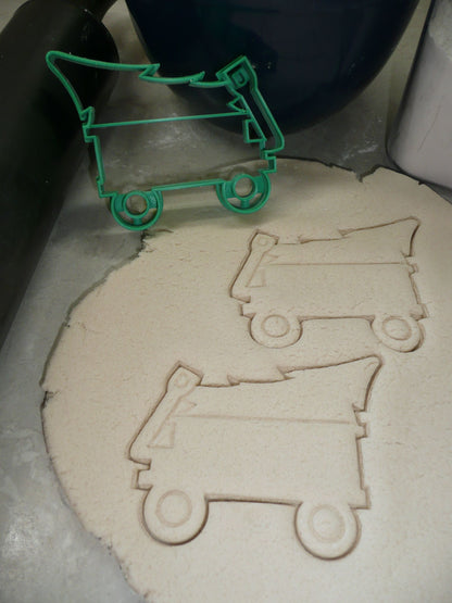 Christmas Tree Wagon Holiday Season Cookie Cutter USA PR4422