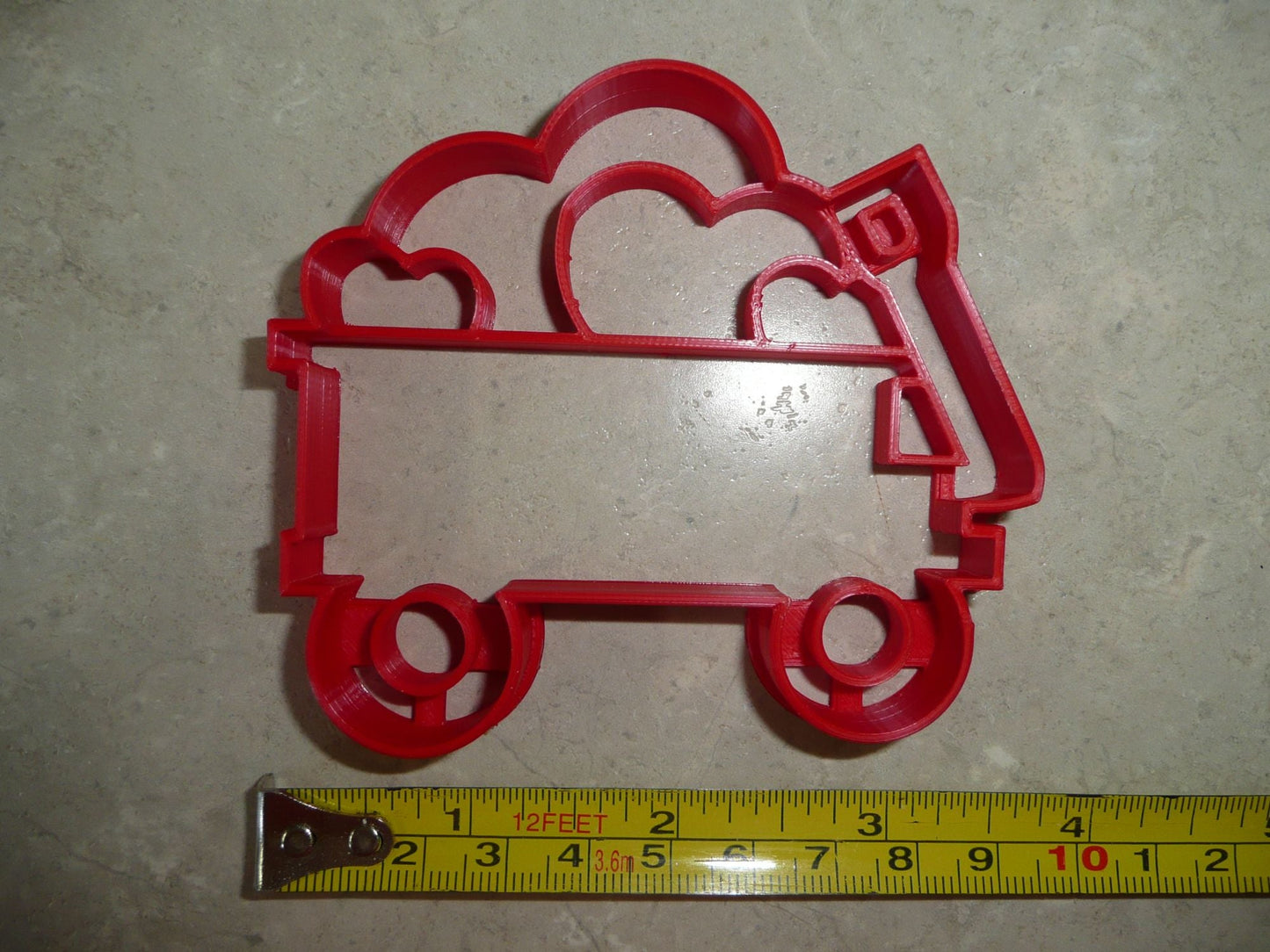 Valentine Hearts Wagon Love Holiday Season Cookie Cutter USA PR4424