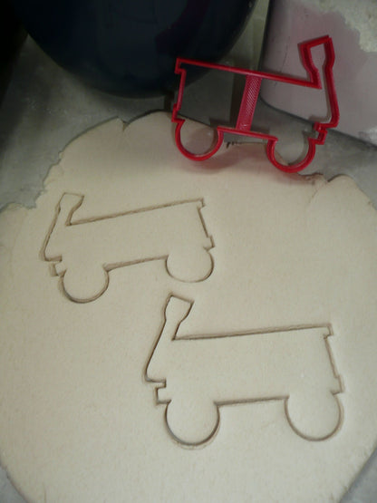 Wagon Pull Transport Four Wheel Cart Cookie Cutter Made in USA PR4426