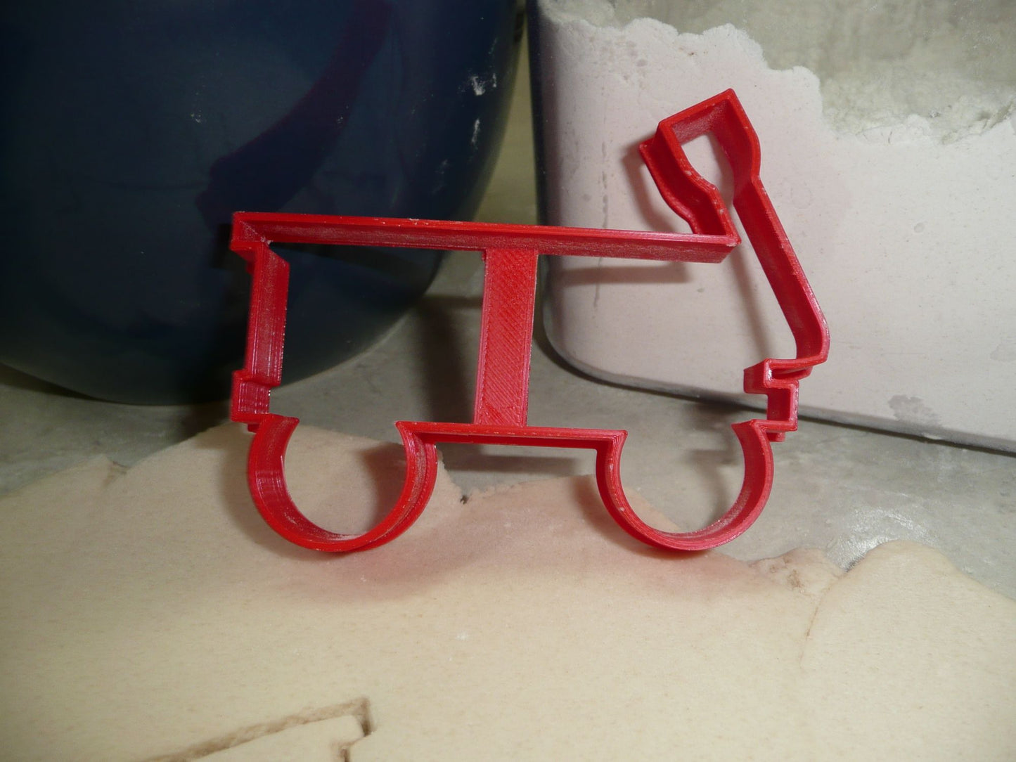 Wagon Pull Transport Four Wheel Cart Cookie Cutter Made in USA PR4426