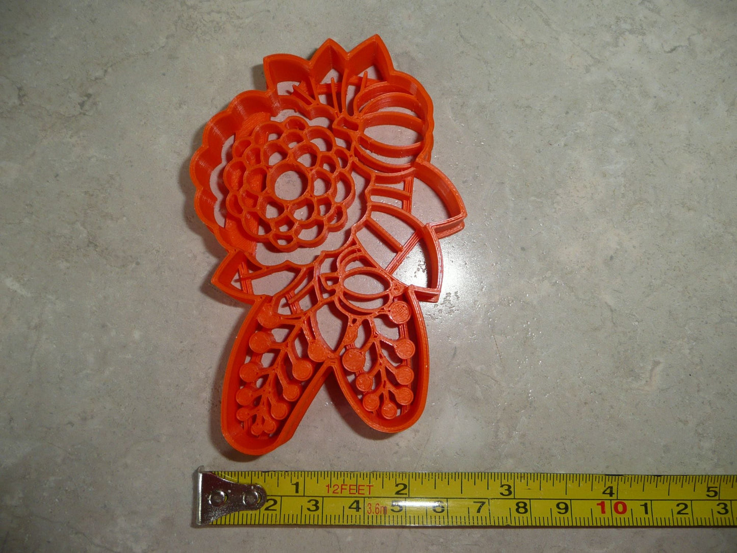 Mum Bouquet Flowers Fall Season Cookie Cutter USA PR4428