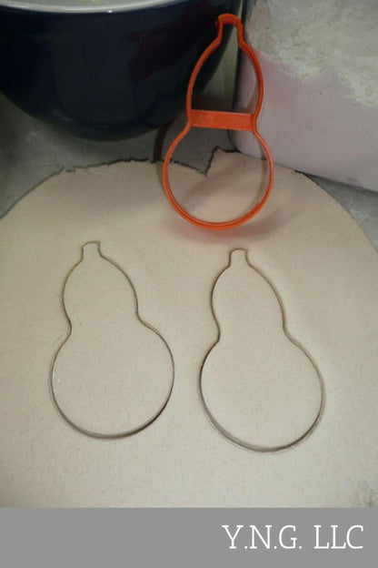 Gourd 2 Outline Fall Season Cookie Cutter USA PR4430