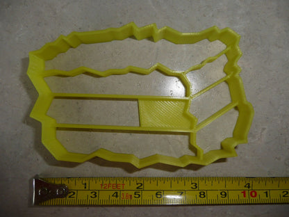 Rectangle Hay Bale Farm Straw Grass Fall Harvest Season Cookie Cutter USA PR4432