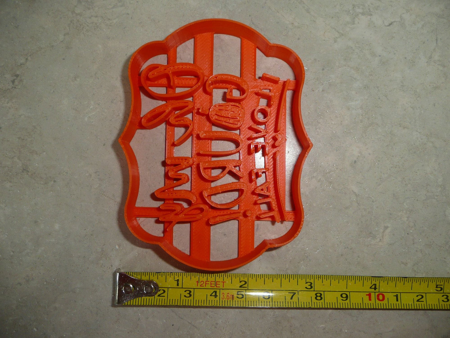 Oh My Gourd Quote Words I Love Fall Season Cookie Cutter USA PR4440