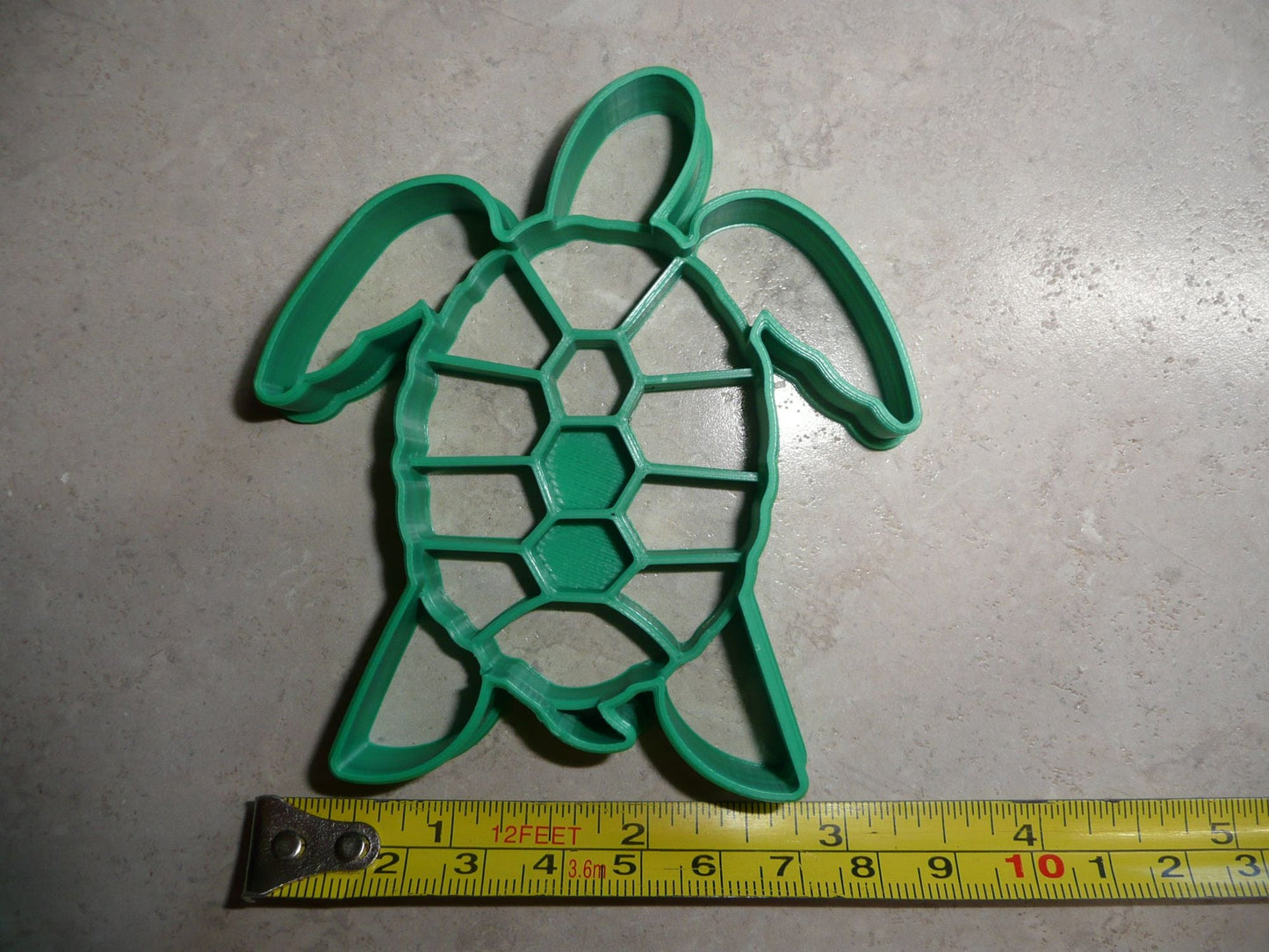 Sea Turtle Detailed Ocean Marine Water Reptile Cookie Cutter USA PR4458