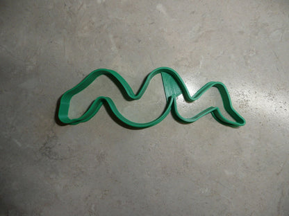 Snake Outline Serpent Reptile Cookie Cutter Made in USA PR4459